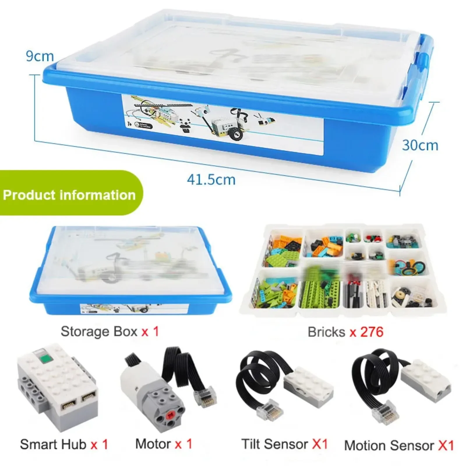Electronic Building Blocks Stem Kit - Zestaw do budowania robotów high-tech, 280+109