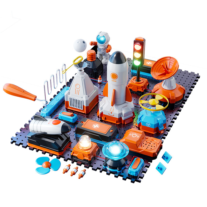 Electronic Building Blocks Stem Kit - Zestaw edukacyjny STEM dla dzieci, elektroniczne