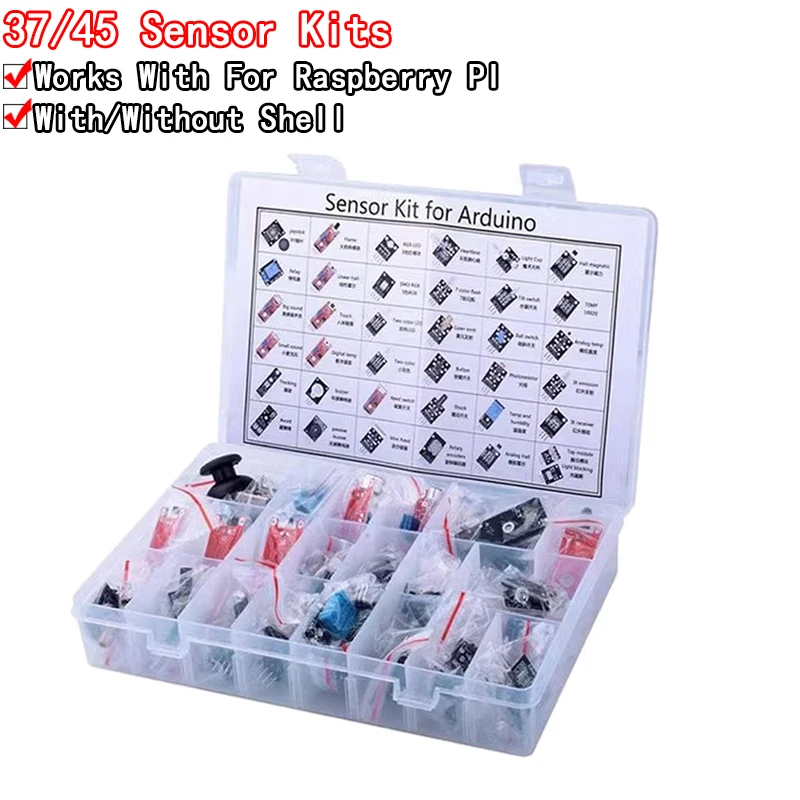 Arduino Sensor Kit 37 Modules Starter - Dla arduino 45 w 1 Zestaw