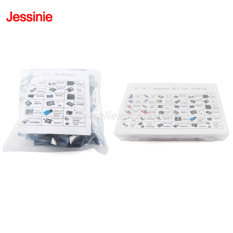 Arduino Sensor Kit 37 Modules Starter - Zestaw 37 modułów czujnikowych 37 w