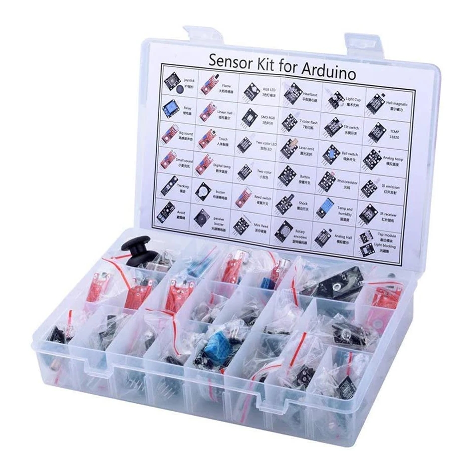 Arduino Sensor Kit 37 Modules Starter - Zestaw startowy 45 w 1 modułów