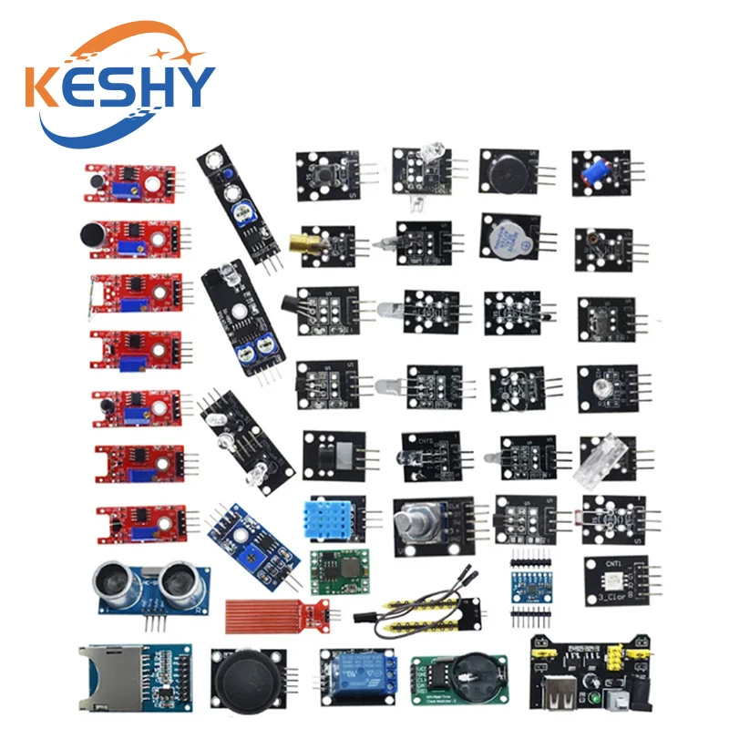 Arduino Sensor Kit 37 Modules Starter - 45 w 1 Moduły czujników 16
