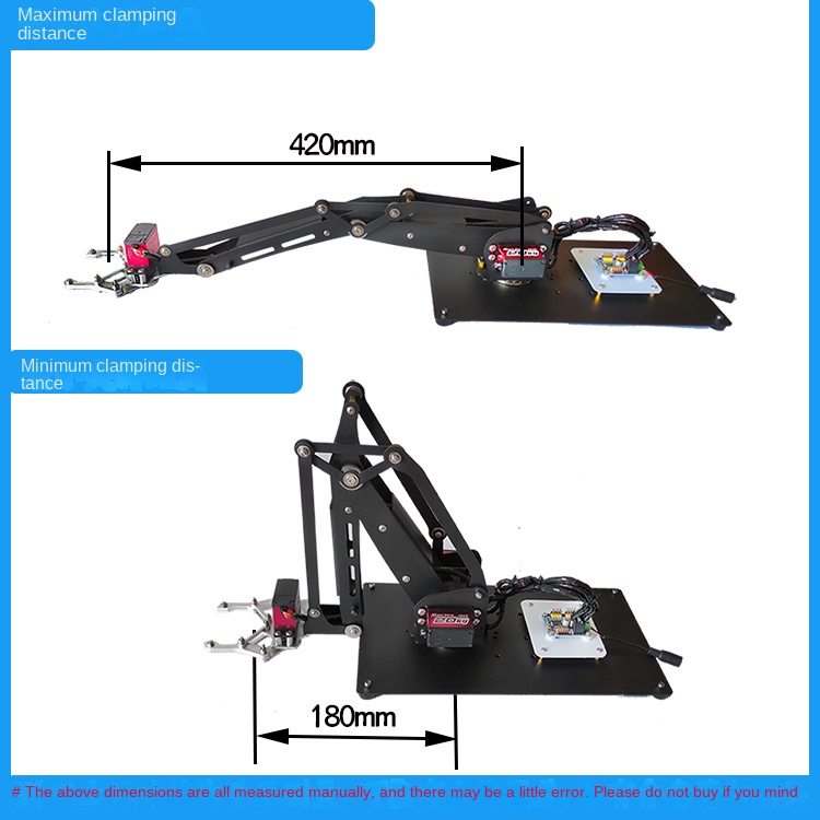 Ramię robota 4-osiowe z serwom – Programmable Robotic Arm Kit Arduino recenzja i cena