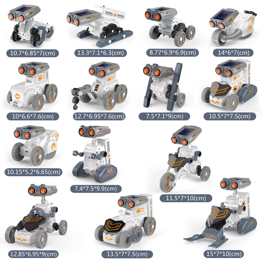 14 w 1 Zestaw Klocków Konstruk – Solar Powered Robot Kit 14 In 1 recenzja i cena