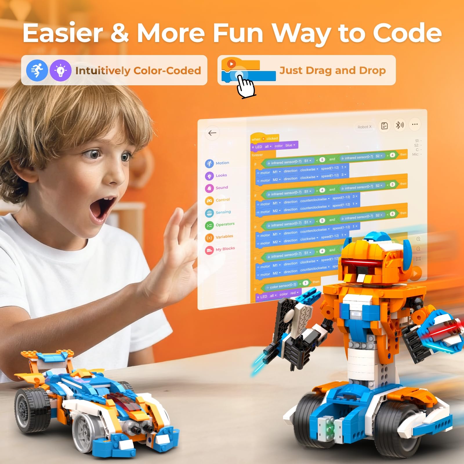 Zestaw do budowania robota Api – Stem Robot Building Kit Coding recenzja i cena