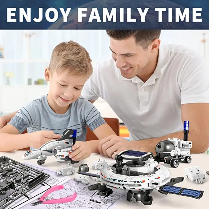 12 w 1 Eksperyment naukowy Rob – Solar Powered Robot Kit 14 In 1 recenzja i cena