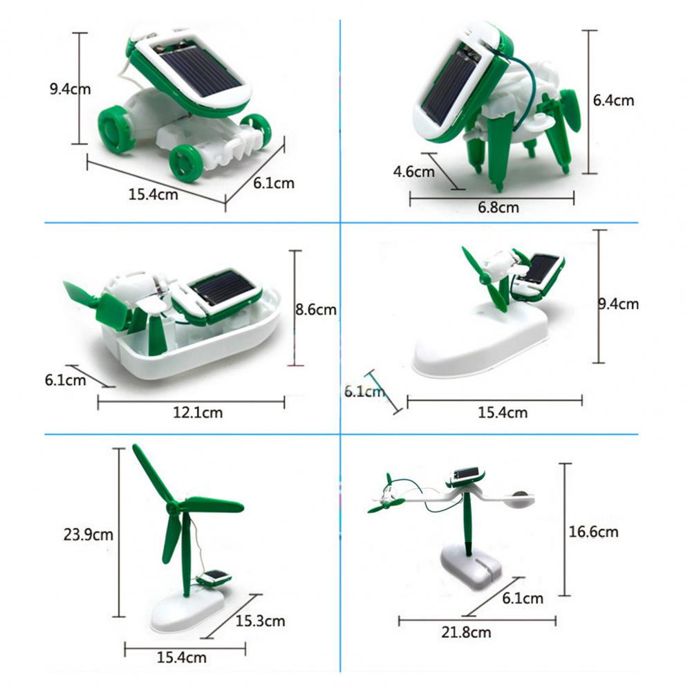 Zestaw robota solarnego dla dz – Solar Powered Robot Kit 14 In 1 recenzja i cena