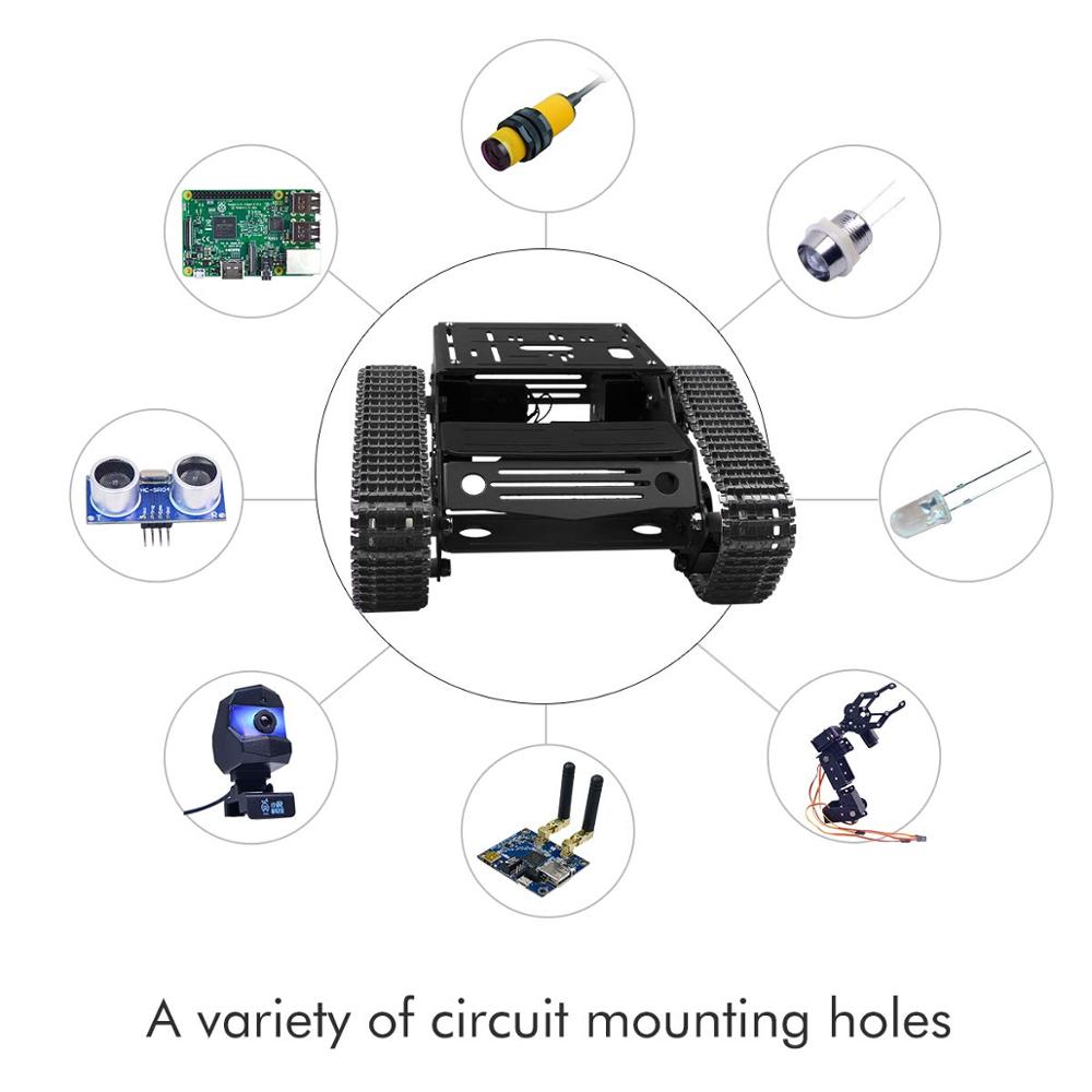 Inteligentny robot zestaw podw – Raspberry Pi Robot Platform Tank Chassis recenzja i cena