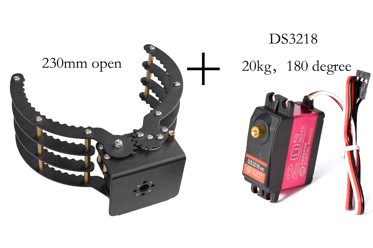 Mechaniczne chwytaki z otworem – Programmable Robotic Arm Kit Arduino recenzja i cena