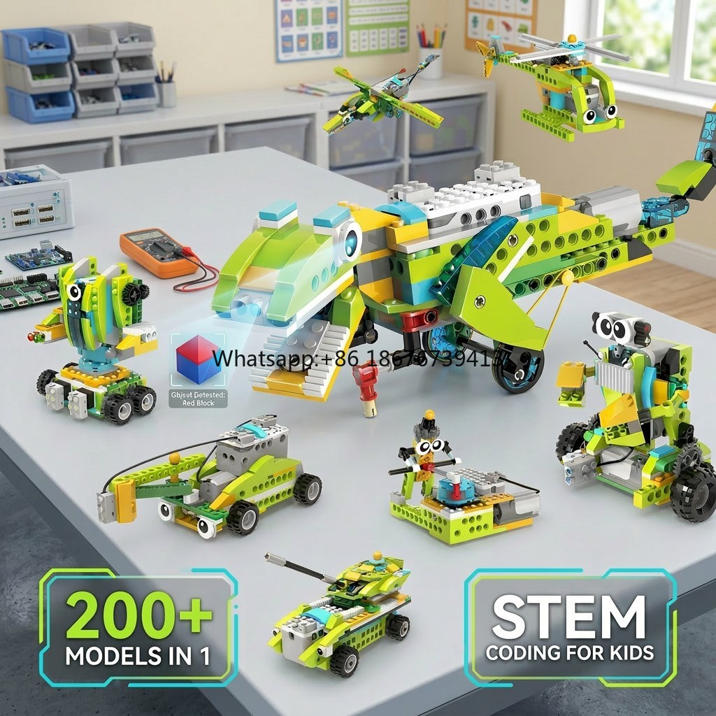 Zestaw robotyki STEM 200 w 1 R – Stem Robot Building Kit Coding recenzja i cena