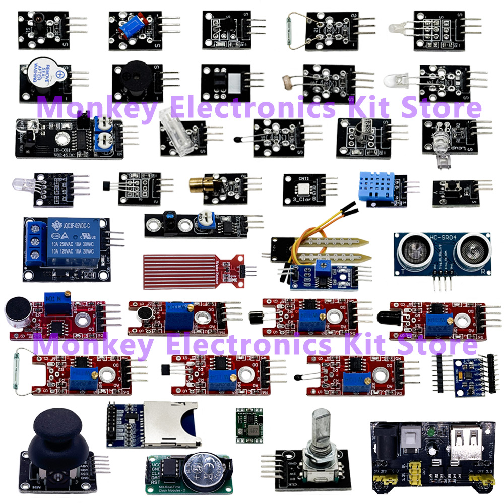 45 rodzajów w 1 zestawie start – Arduino Sensor Kit 37 Modules Starter recenzja i cena