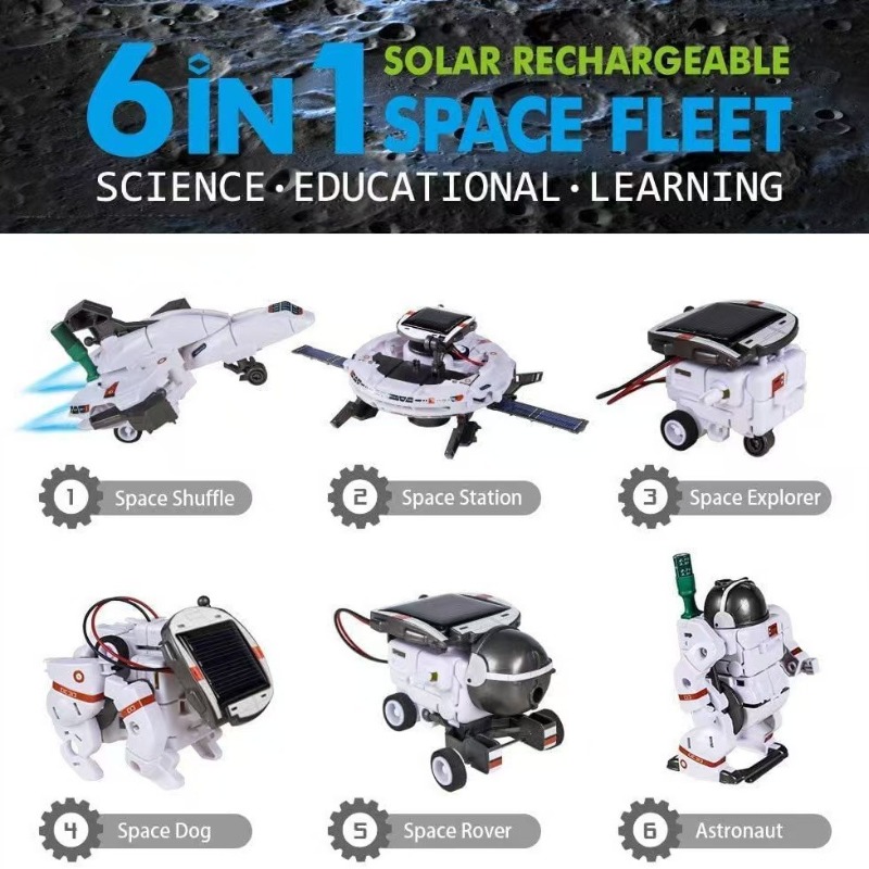 Zestaw robota STEM zasilany en – Solar Powered Robot Kit 14 In 1 recenzja i cena