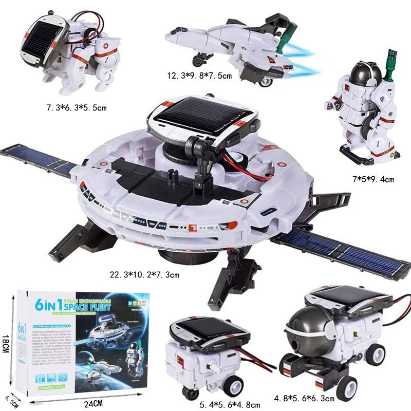 Zestaw robota STEM zasilany en – Solar Powered Robot Kit 14 In 1 recenzja i cena