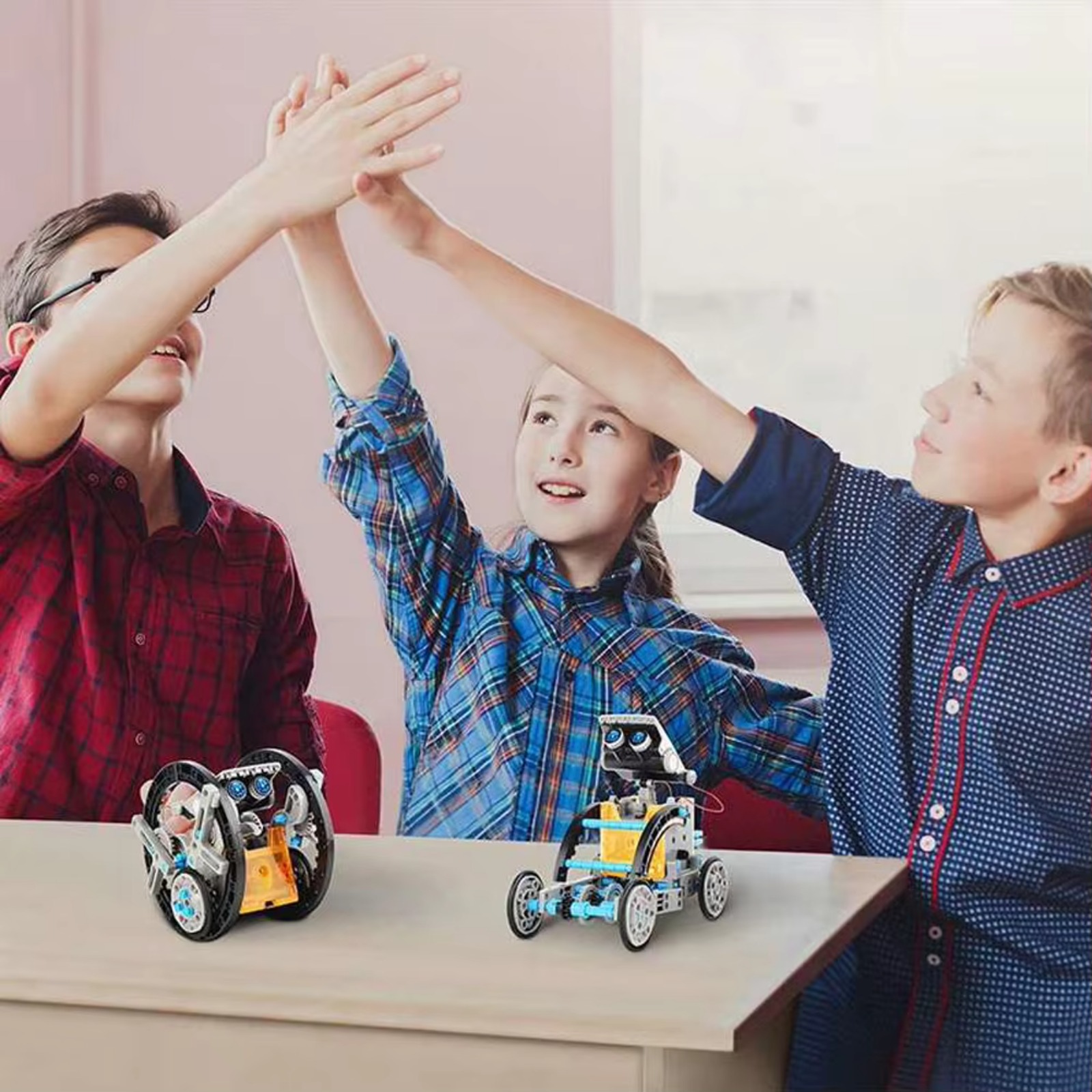 13 w 1 Zestaw Naukowy z Robote – Solar Powered Robot Kit 14 In 1 recenzja i cena