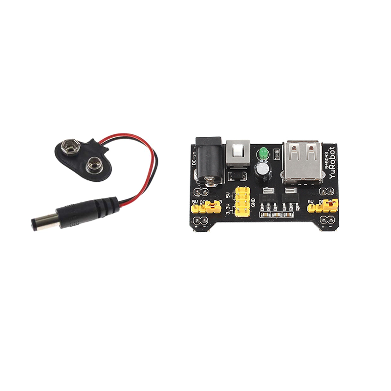 Moduł zasilania do płytki styk – Breadboard Jumper Wires Power Supply Kit recenzja i cena
