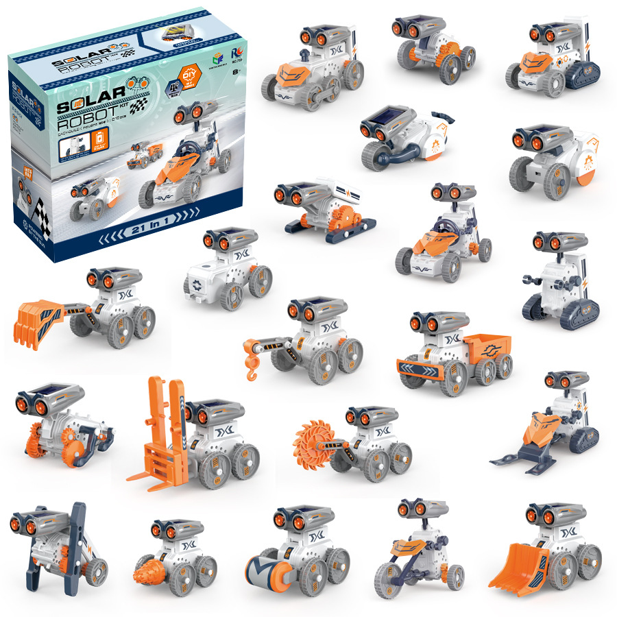 Zestaw do eksperymentów naukow – Solar Powered Robot Kit 14 In 1 recenzja i cena