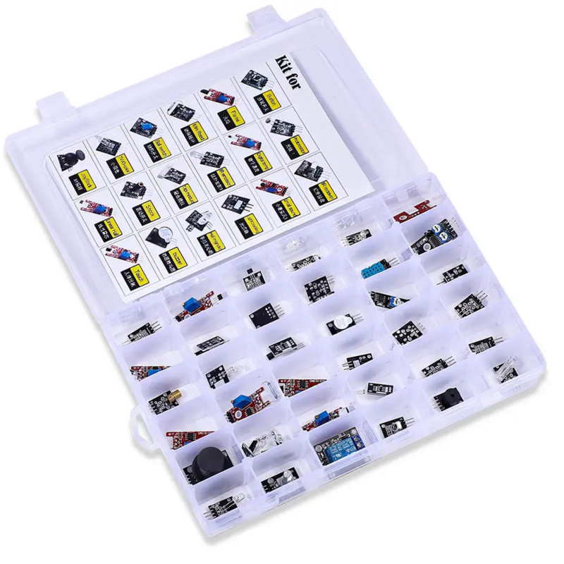 Dla arduino 45 w 1 Zestaw star – Arduino Sensor Kit 37 Modules Starter recenzja i cena
