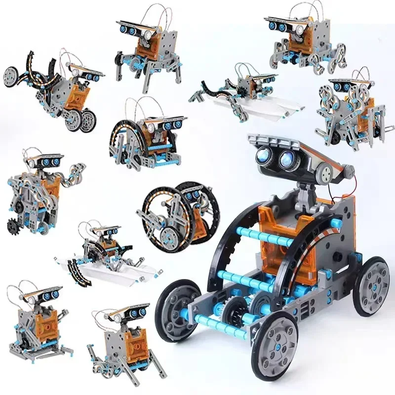 Zestaw Robota Solarnego 13 w 1 – Solar Powered Robot Kit 14 In 1 recenzja i cena
