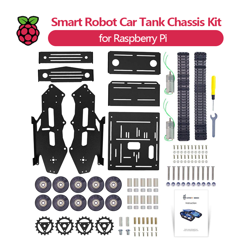 Inteligentny zestaw podwozia d – Raspberry Pi Robot Platform Tank Chassis recenzja i cena