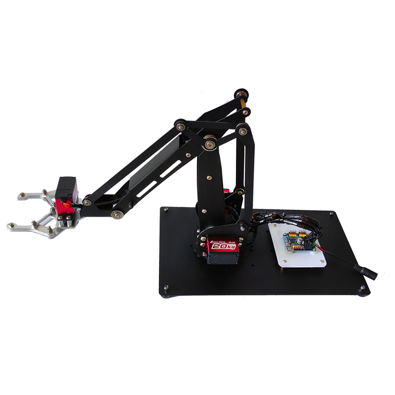 4 ramię robota z metalową obro – Programmable Robotic Arm Kit Arduino recenzja i cena