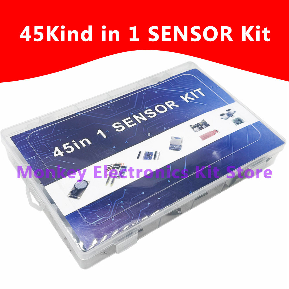 Moduły czujników 45 w 1 i 16 r – Arduino Sensor Kit 37 Modules Starter recenzja i cena