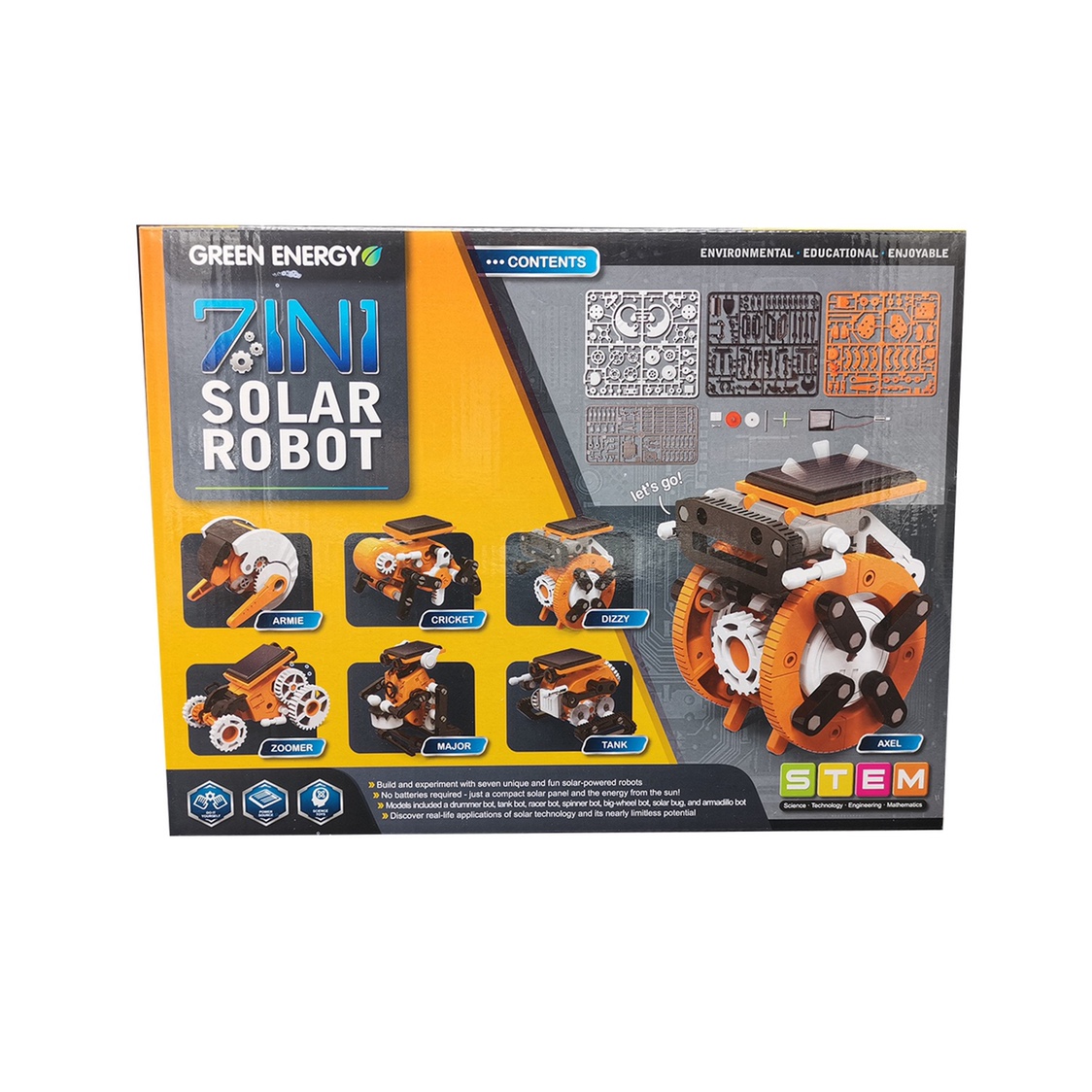 Zestaw Robotów 7 w 1 Edukacyjn – Solar Powered Robot Kit 14 In 1 recenzja i cena