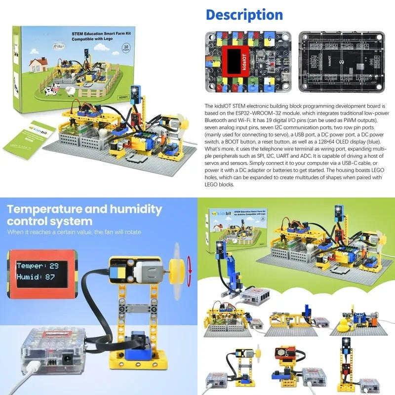 Zestaw do samodzielnego montaż – Electronic Building Blocks Stem Kit recenzja i cena