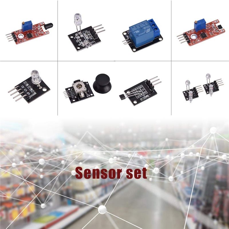 Zestaw startowy 37-w-1 z moduł – Arduino Sensor Kit 37 Modules Starter recenzja i cena