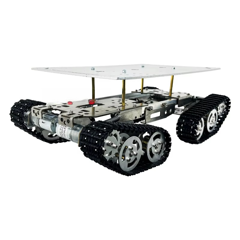 Samochód-robot sterowany zdaln – Raspberry Pi Robot Platform Tank Chassis recenzja i cena