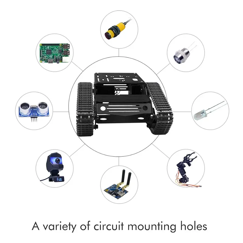 Inteligentny robotyczny czołg  – Raspberry Pi Robot Platform Tank Chassis recenzja i cena