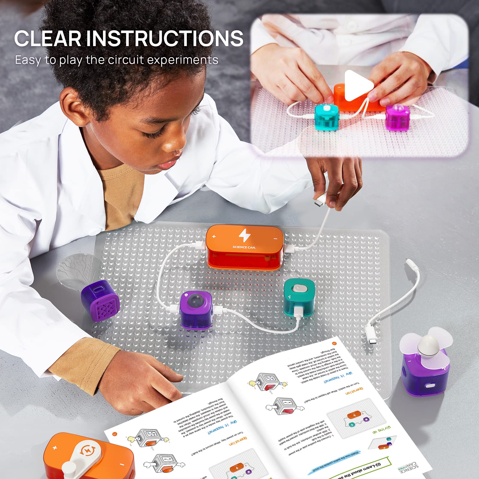 Zestaw do eksperymentów naukow – Electronic Building Blocks Stem Kit recenzja i cena