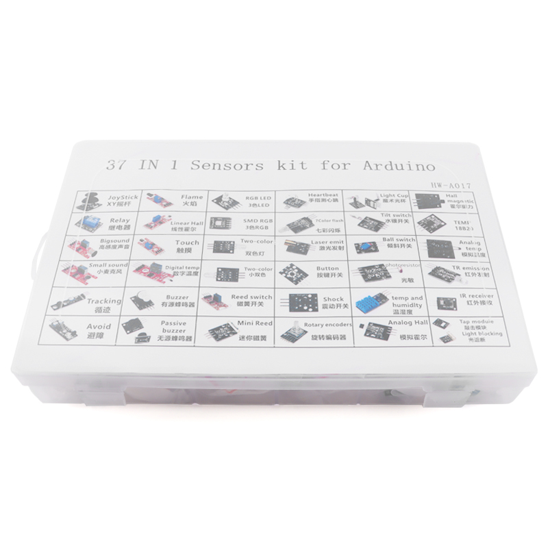 Zestaw 37 modułów czujnikowych – Arduino Sensor Kit 37 Modules Starter recenzja i cena