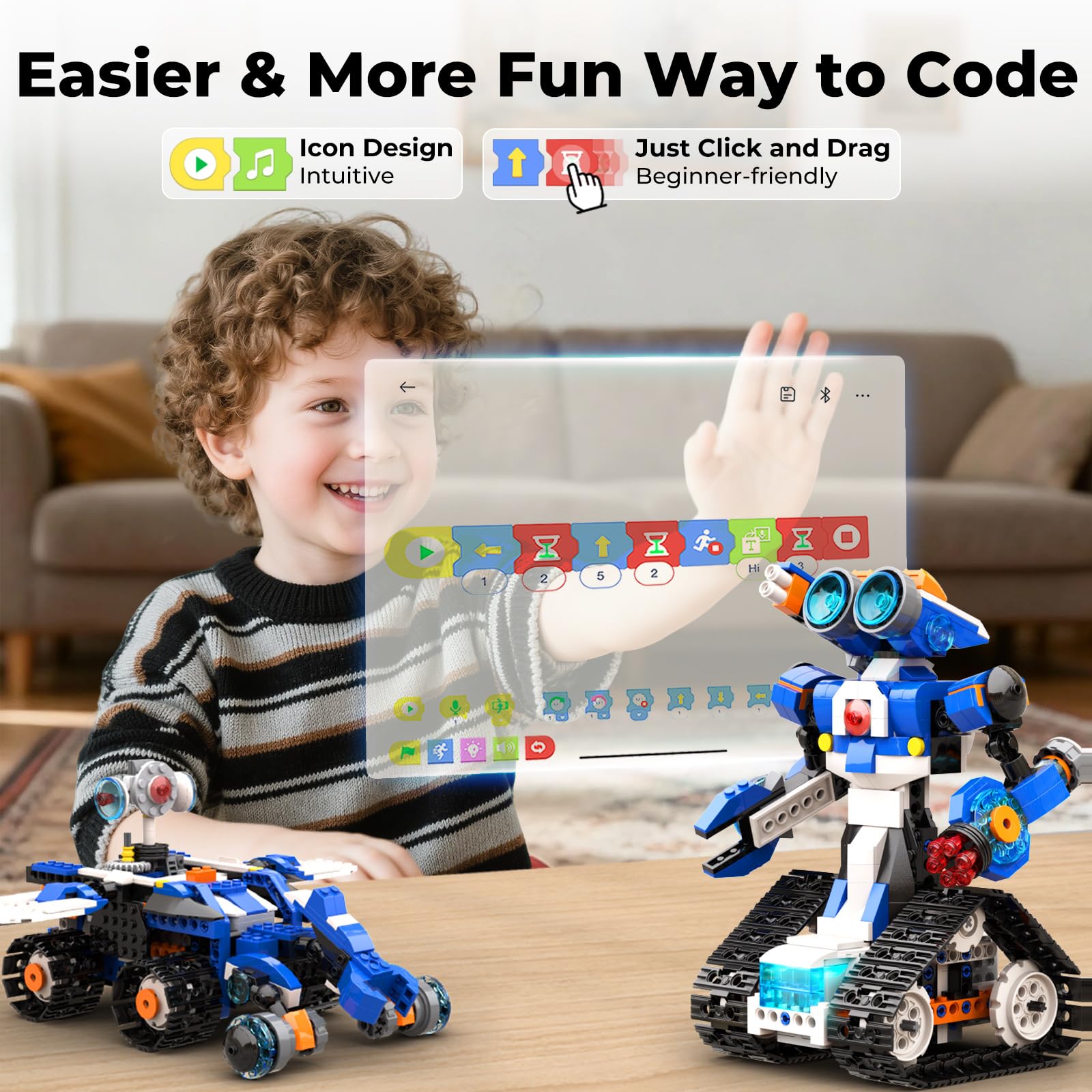 Zestaw edukacyjny Apitor APP C – Stem Robot Building Kit Coding recenzja i cena
