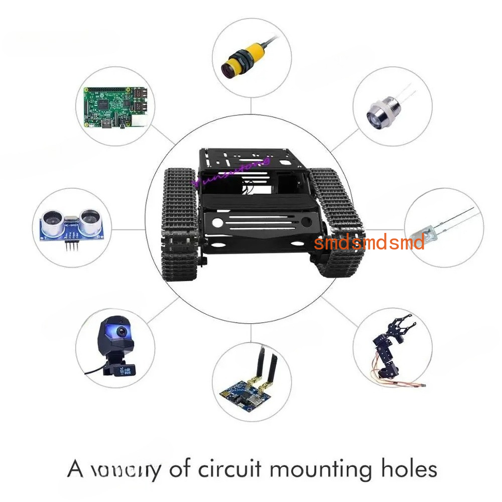 Inteligentny Zestaw Podwozia C – Raspberry Pi Robot Platform Tank Chassis recenzja i cena
