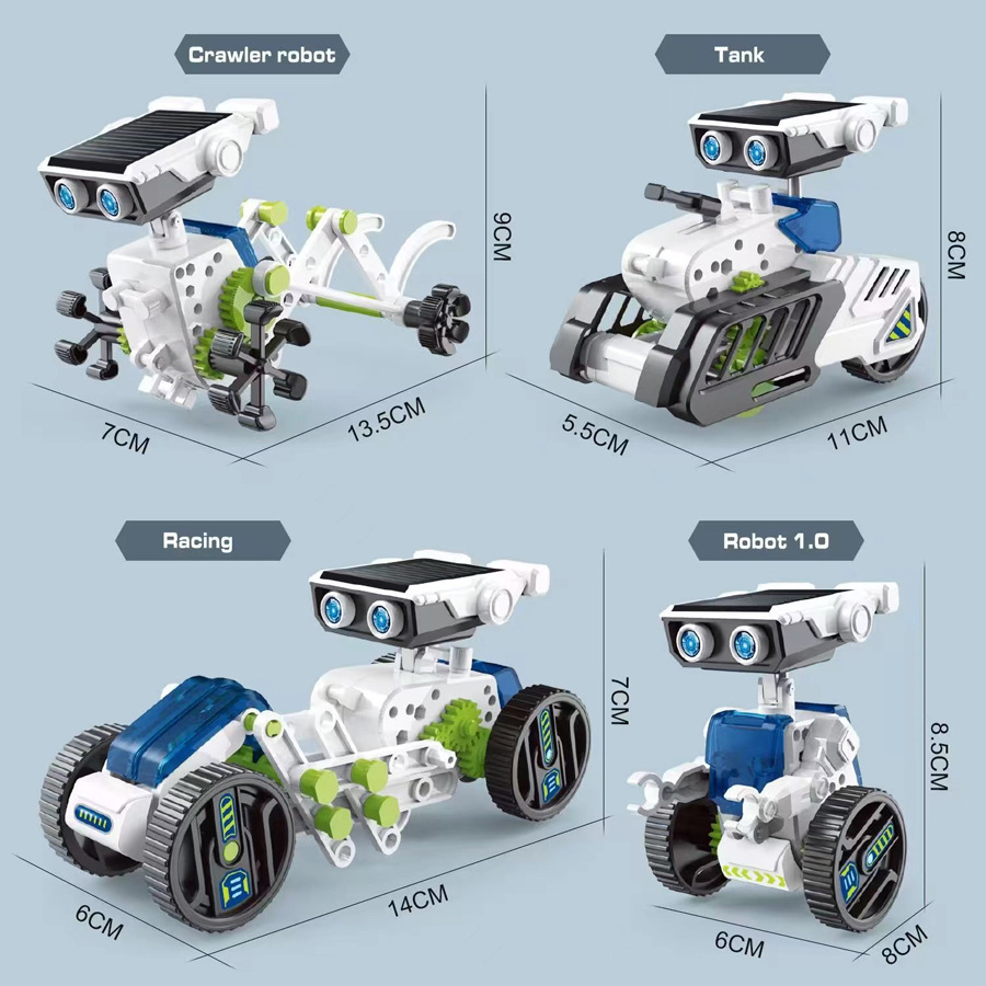 21/14/7 w 1 Zestaw do eksperym – Solar Powered Robot Kit 14 In 1 recenzja i cena