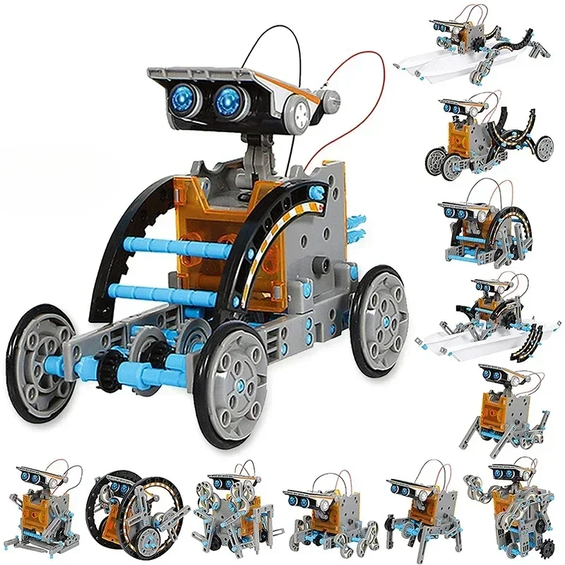 Zestawy Robotów Solarnych Zaaw – Solar Powered Robot Kit 14 In 1 recenzja i cena