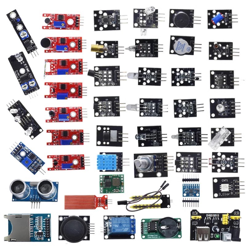 Zestaw startowy 45 w 1 modułów – Arduino Sensor Kit 37 Modules Starter recenzja i cena