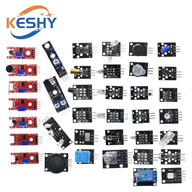 45 w 1 Moduły czujników 16 rod – Arduino Sensor Kit 37 Modules Starter recenzja i cena
