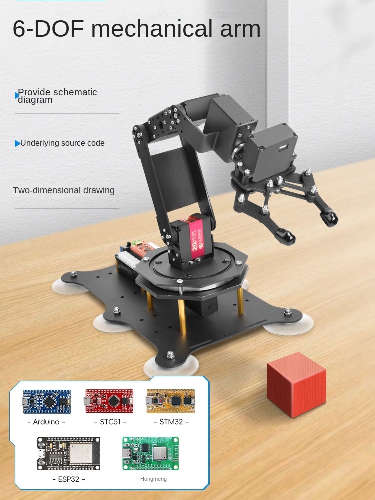 6-stopniowe ramię robotyczne z – Programmable Robotic Arm Kit Arduino recenzja i cena