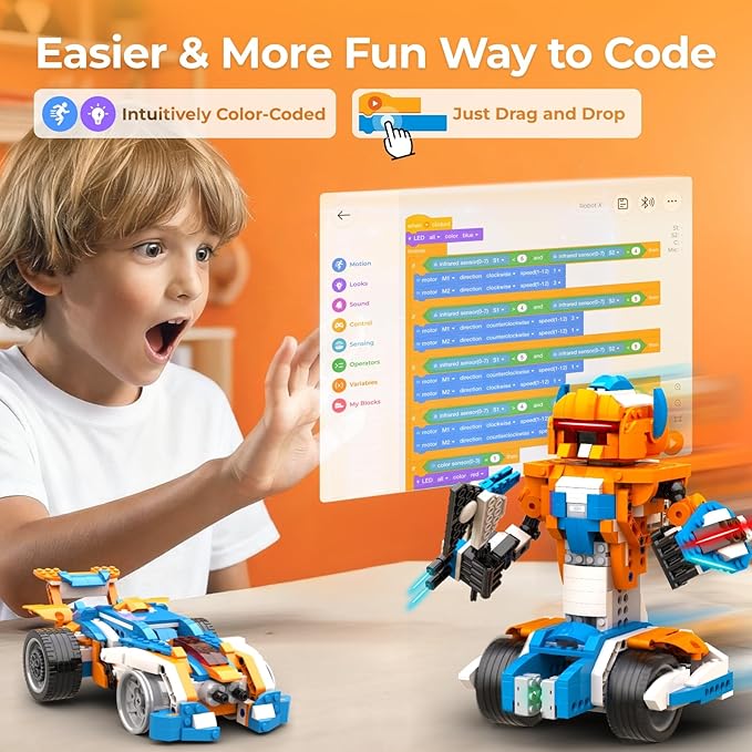 Zestaw do budowy robota STEM 1 – Stem Robot Building Kit Coding recenzja i cena