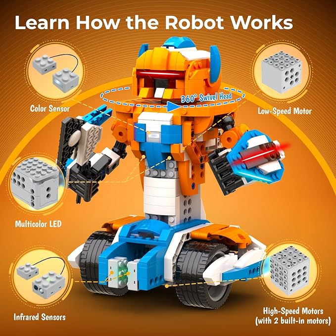 Zestaw do budowy robota STEM 1 – Stem Robot Building Kit Coding recenzja i cena